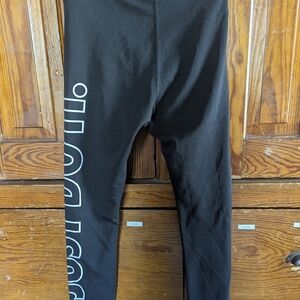 Nike Black Leggings with White Logo